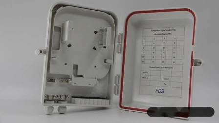 Boîte de distribution à fibre optique en plastique 24 cœurs Gfx-10A/10b du fabricant de la boîte de jonction