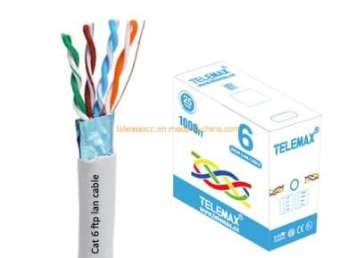 Câble réseau Câble LAN UTP FTP CAT6 23AWG Câble de communication Câble Ethernet