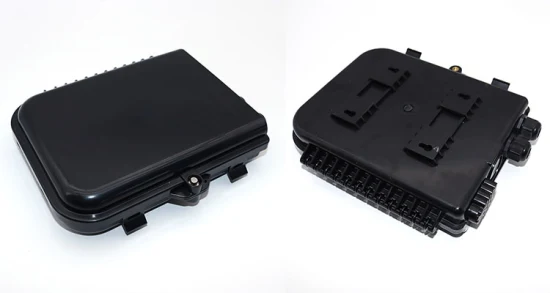 Boîte à bornes de distribution de fibre optique PC ABS noir 1X8